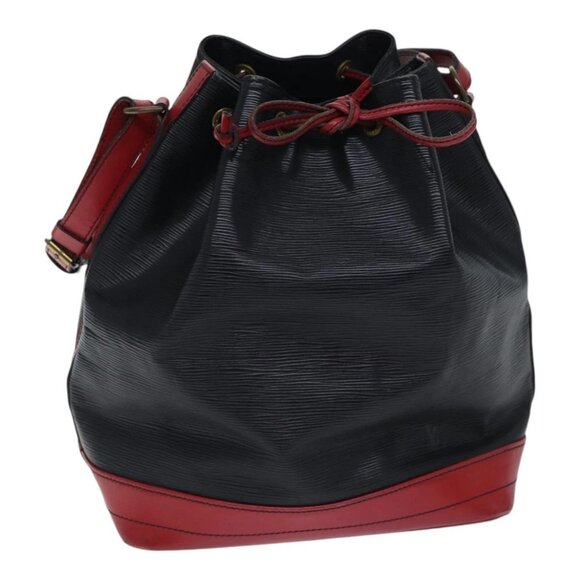 Share LOUIS VUITTON Epi Noe Shoulder Bag Bicolor Black Red - Picture 1 of 15